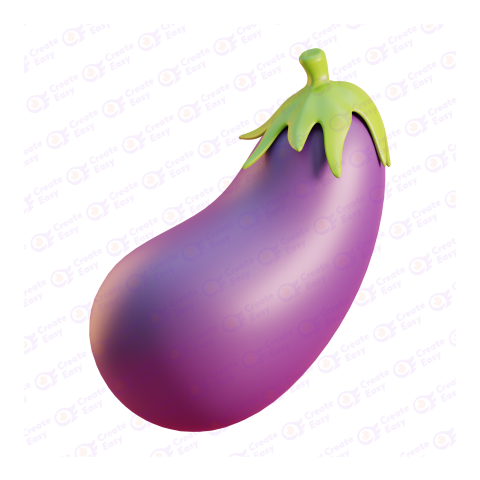 3D brinjal free png image