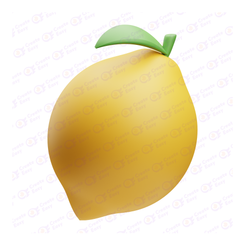Lemon free 3d png image