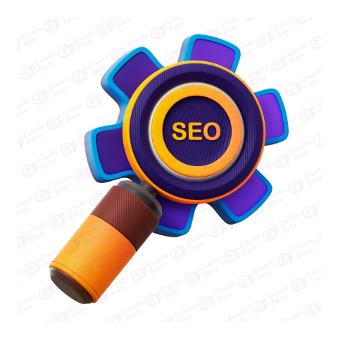 Search engine optimization free 3d png image