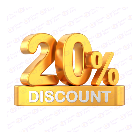20% Discount 3d free png image