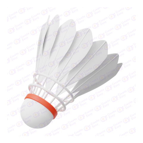 Badminton Racket Free 3d png image