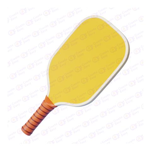 Pickleball Paddle Free 3d png image