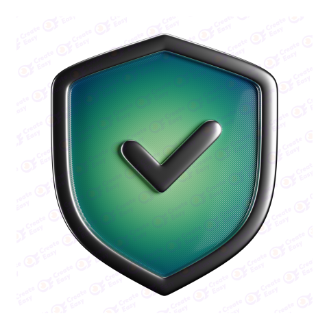 Green Check Mark Free 3d png image
