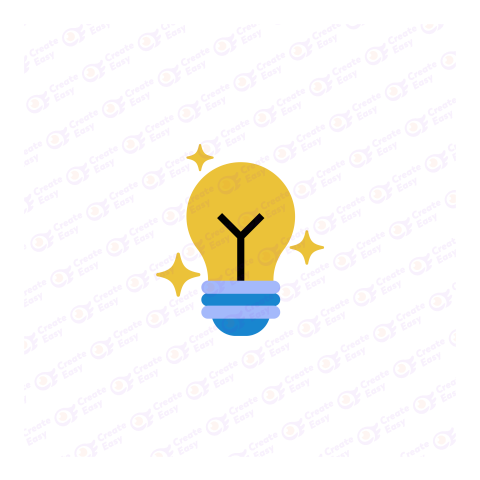 Beautiful Light Bulb technology and idea icon