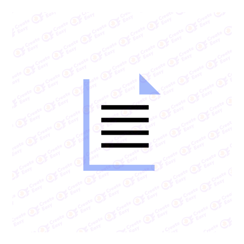 Data File Flat geometric management icon