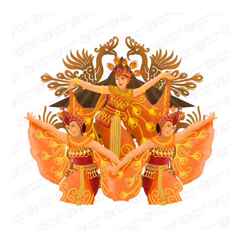Balinese Hindus Flat geometric management icon