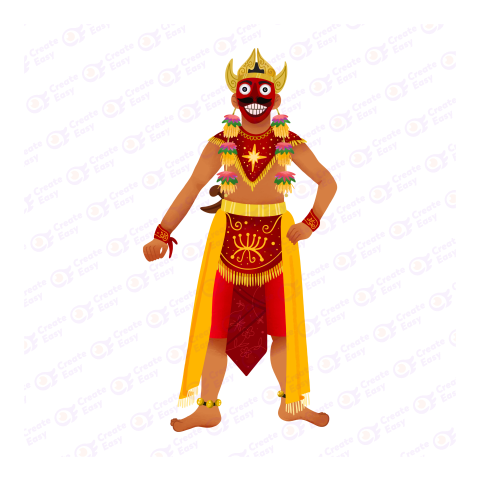 Kelana Mask Flat geometric management icon