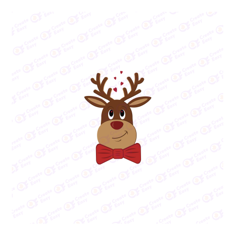 Santa Claus's reindeer Flat geometric management icon