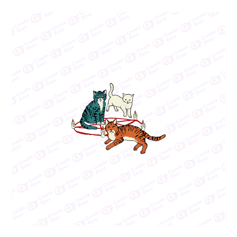 Cat Party Flat geometric management icon
