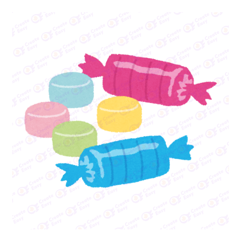 Colorful Candy Flat geometric management icon