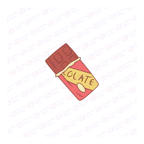 Chocolate Flat geometric management icon
