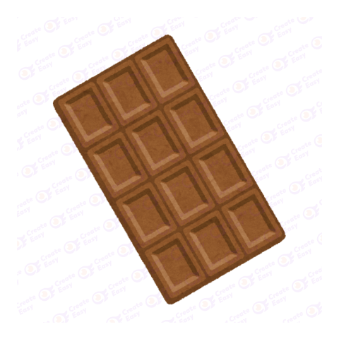 Chocolate Bar Flat geometric management icon