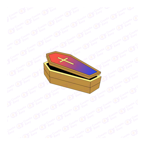 Coffin Flat geometric management icon