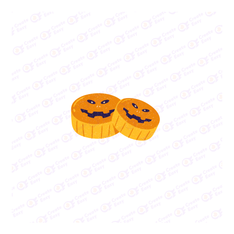 Halloween coins Flat geometric management icon