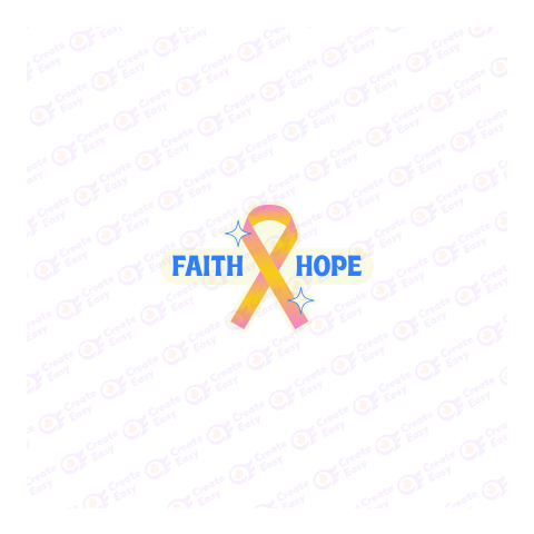 Faith Hope Flat geometric management icon