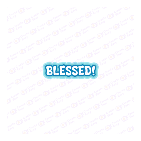 Blessed Flat geometric management icon