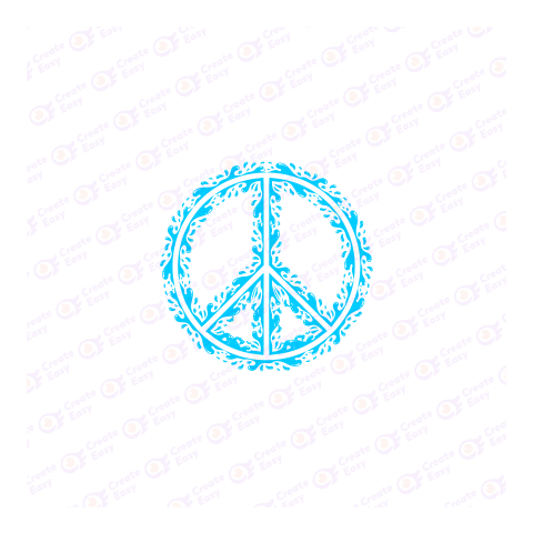 Peace symbols Flat geometric management icon