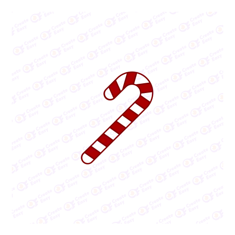 Christmas Candy Cane Flat geometric management icon