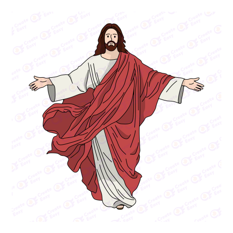 Ascension Day Flat geometric management icon