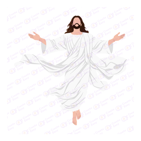 Ascension Day Flat geometric management icon