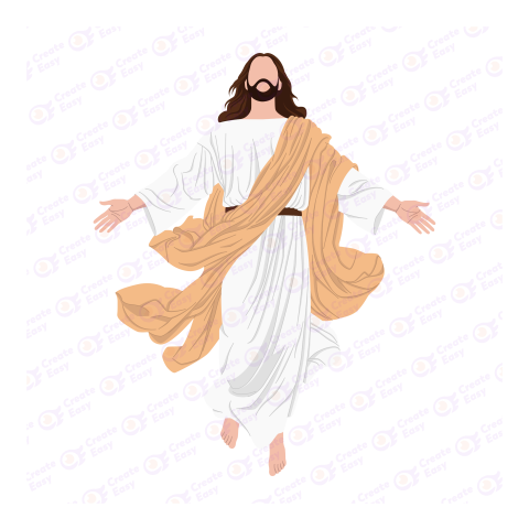 Ascension Day Flat geometric management icon