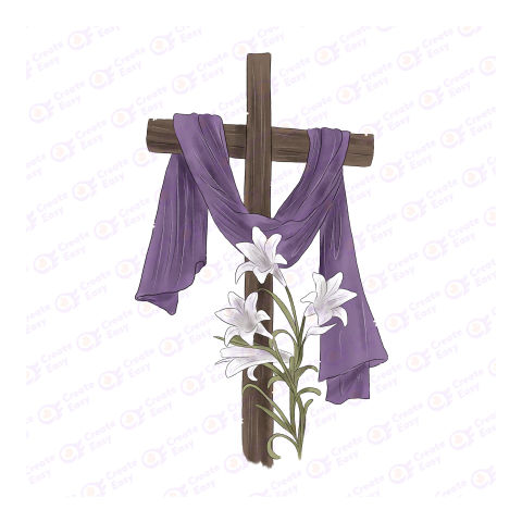 Christian cross Flat geometric Png image