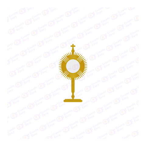 Blessed Sacrament Flat geometric Png image