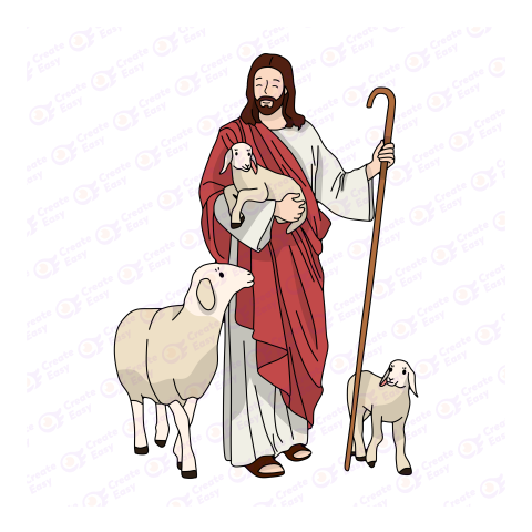 Good Shepherd Flat geometric Png image