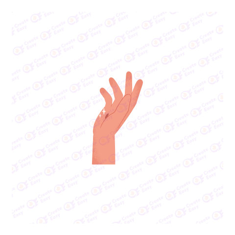 Woman Hand Flat geometric Png image