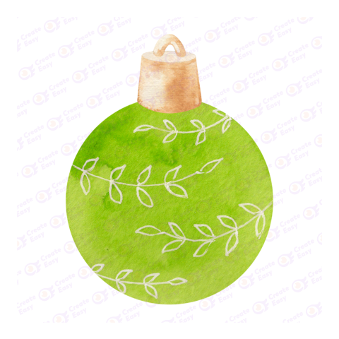 Christmas Ball Flat geometric Png image