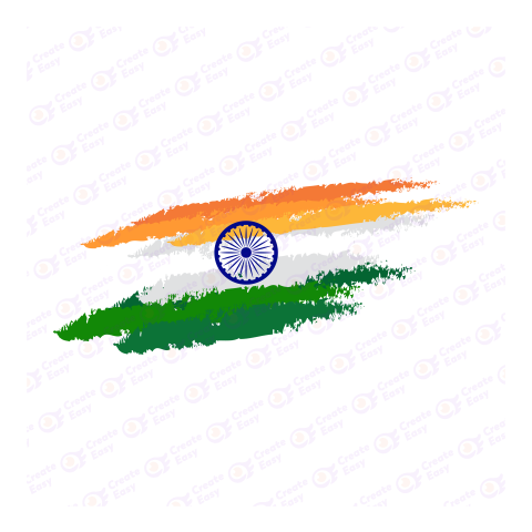 Flag of India Flat geometric icon png image