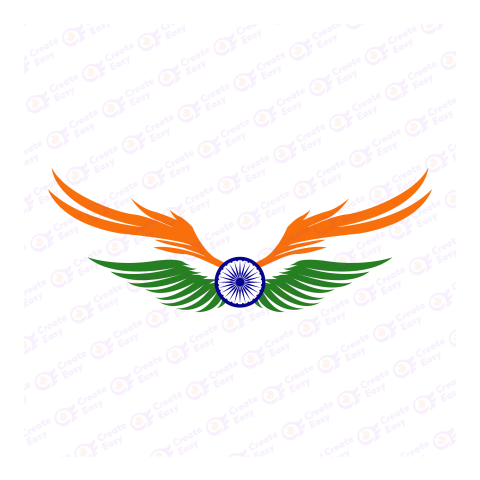 Flag of India Flat geometric icon png image