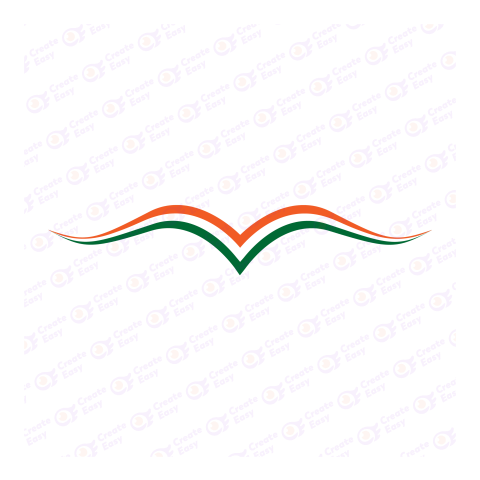 Flag of India Flat geometric icon png image