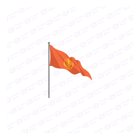 Nanak Jayanti Flag Flat geometric icon png image