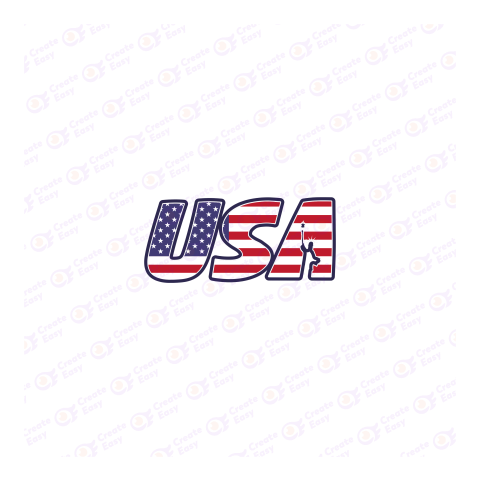 Flag of the United States Flat geometric icon png image