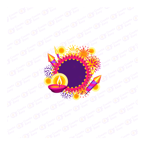 Celebración de Diwali Flat icon free png image