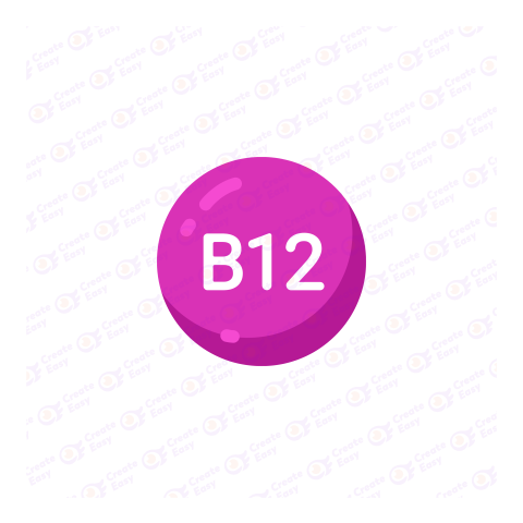 Vitamin B12 free png image