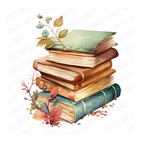 Flowers Growing From Book free png image