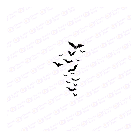 Flying bats group free png image