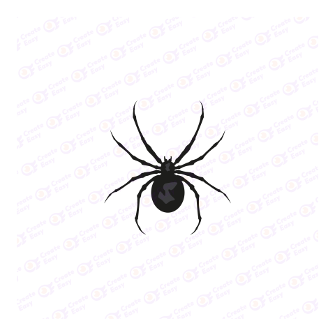 Black Widow Spider free png image