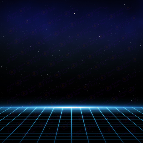 Synthwave Vaporwave Retrowave Cyber Background