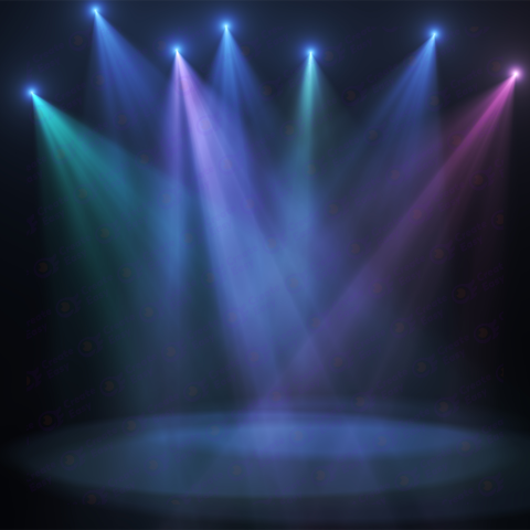 Blue Lights color background image