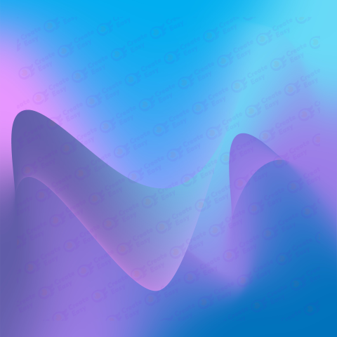 Blue and purple wave gradient