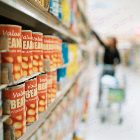 A person pushing a shopping cart in a store photo free png image