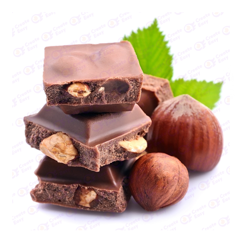 Chocolate With Nuts free png image