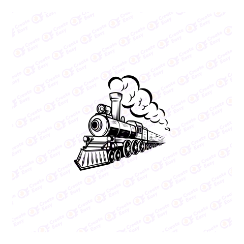 Retro Train Free png image