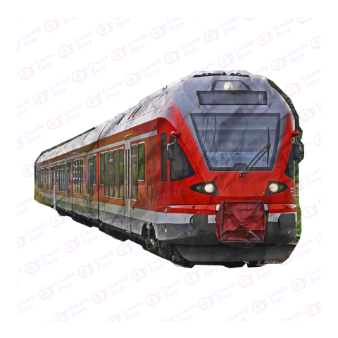 Isolated train white background Free png image