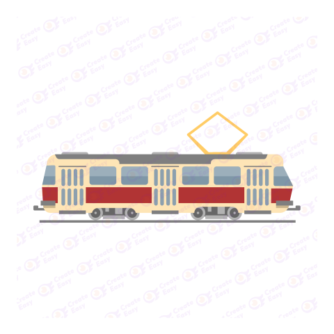 Tram Transport free png image