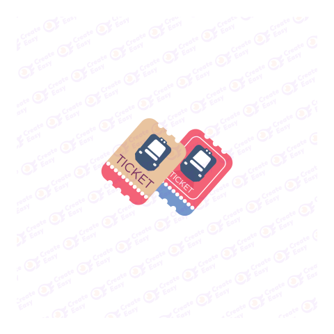 Train Ticket free png image