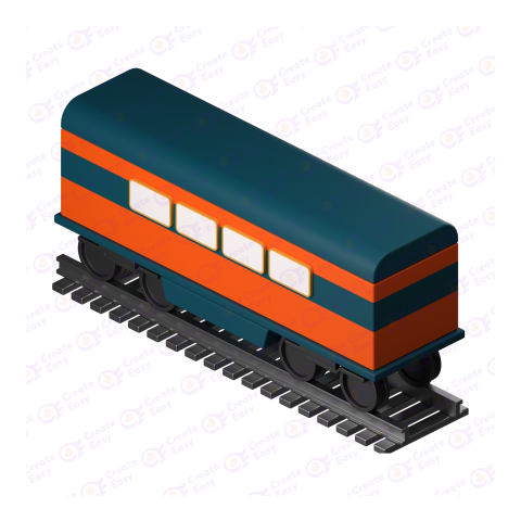 Transportation train carriage railway free png image